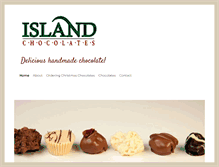 Tablet Screenshot of islandchocolates.ca